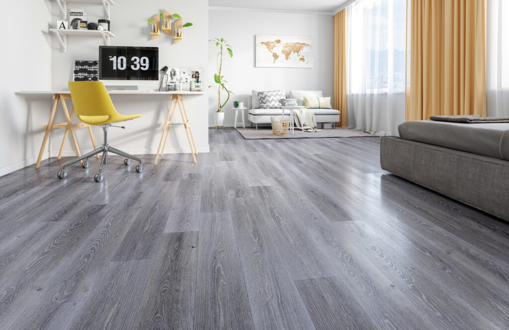 Сірий ламінат у квартирі: як правильно підібрати під стиль інтер’єру